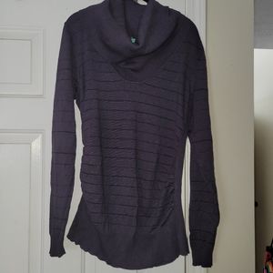 NWT Maurices dark gray cowl shirt - size XL